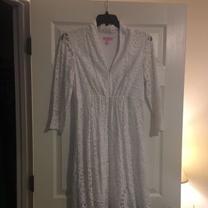 White Lilly Pulitzer Dress